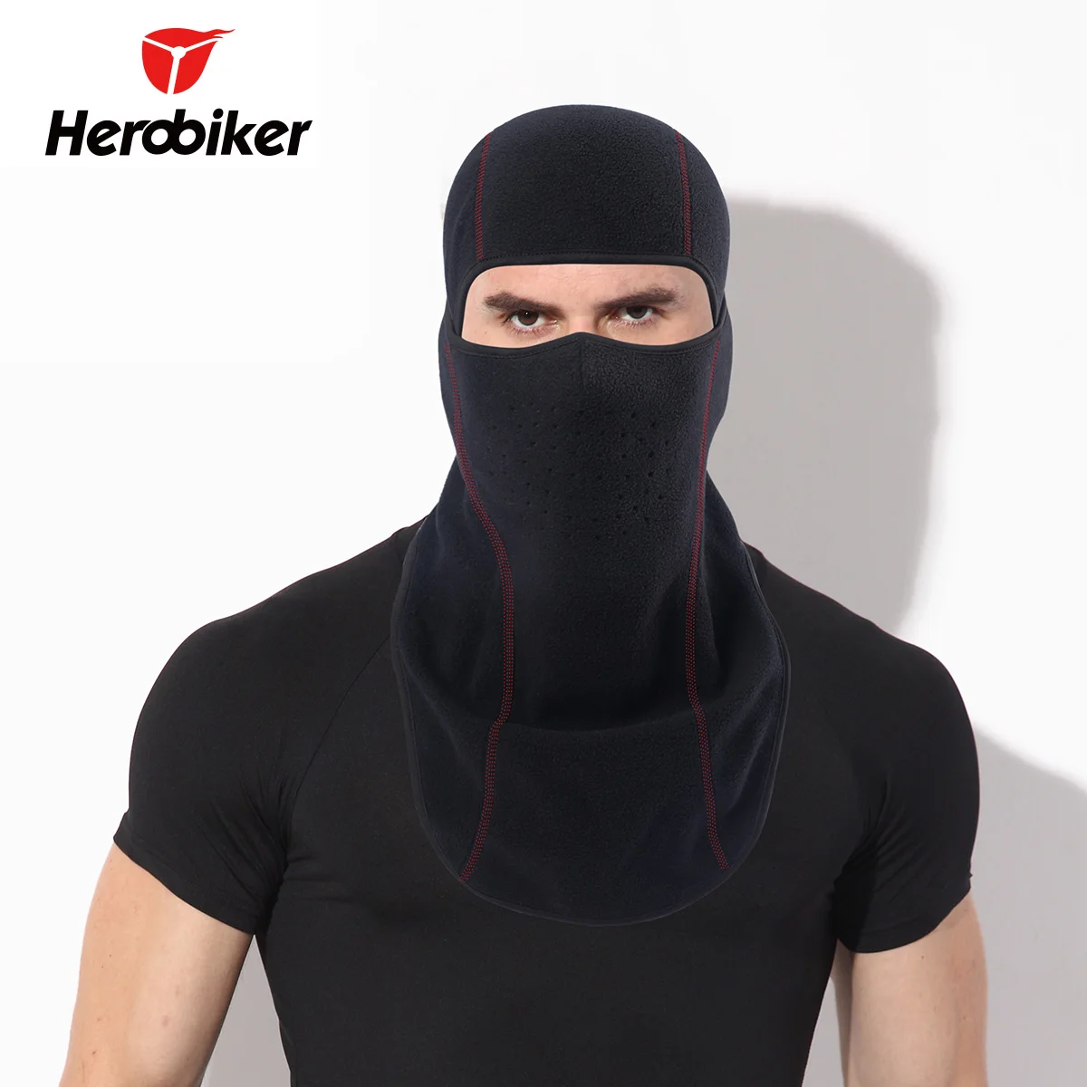 HEROBIKER Мужская и женская мотоциклетная маска для лица Балаклава осенне зимняя