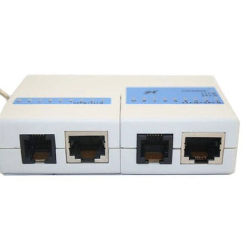 Мини Сетевой Кабельный тестер RJ45 RJ11 Cat5 LAN кабельный детектор линейный искатель |