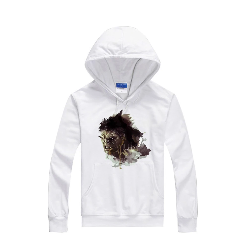 Cottons Hoodies Men Casual Super Heros Tops Long Sleeve Male Boy Sweatshirts Customized Printing TS0008-5 | Мужская одежда