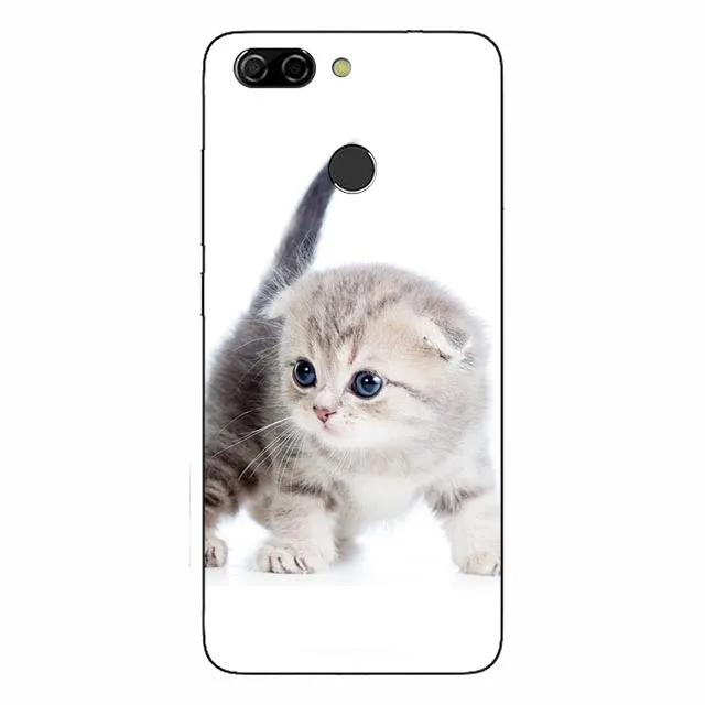 L143 Чехол для zte Blade V9 V10 Vita, силиконовый чехол из ТПУ, чехол с 3D рисунком, чехол с котом, сумка для zte Blade V9 V10 Vita, чехол для телефона s - Цвет: L143