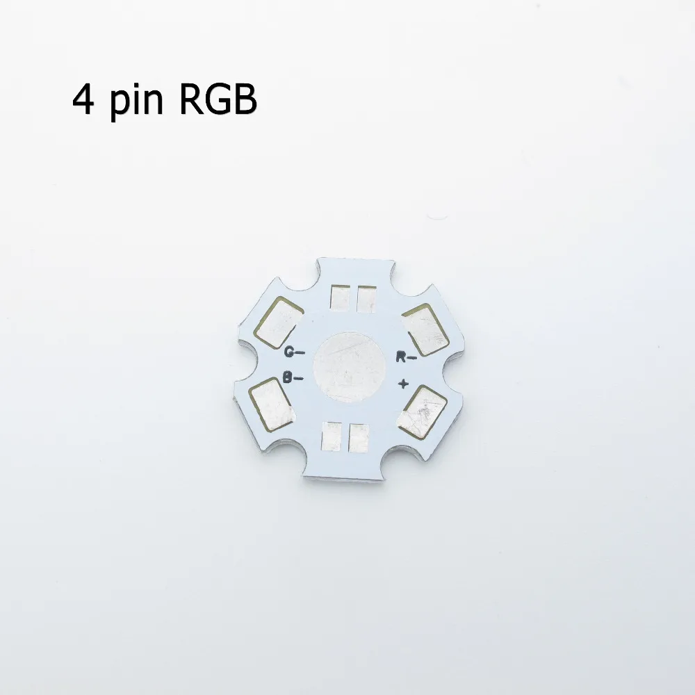 Jiaderui 25 шт. светодиодный радиатор алюминиевая Базовая пластина 20 мм RGB RGBW чип для