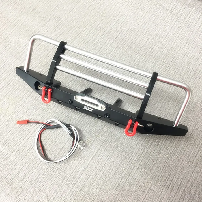 KYX CNC alloy front bumper anti crash for Axial 90046 Trsxxas TRX-4 TRX4 1/10 rc car | Parts &amp Accs