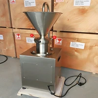 food grade cocoa bean paste commercial peanut butter paste making machine colloid grinder mill