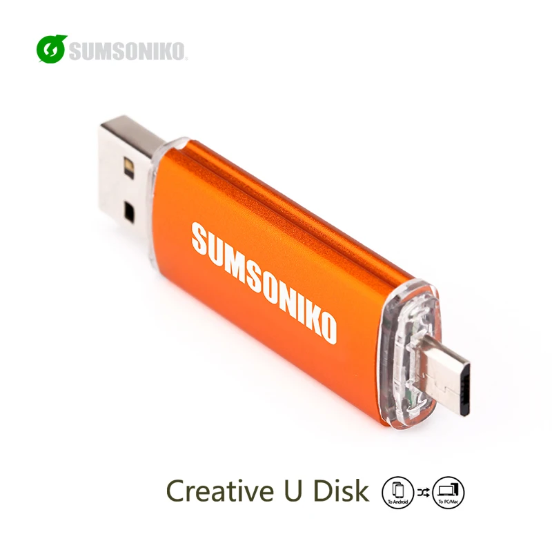 SUMSONIKO телефон USB Flash Drive High Speed 2.0 OTG Memory Stick Custom Gift Pen 6 ГБ Может Отслеживать|flash drive|usb
