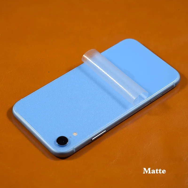 Новинка для iphone XR 3D задняя наклейка прочная прозрачная HD сетка из углеродного