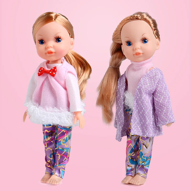 rubber child baby alive mini dolls gifts toys for girls children's kids 2-4 3 5-7 8 9 10 years old the girl | Игрушки и хобби