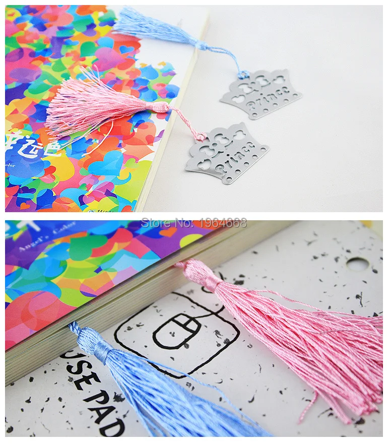 

wedding birthdays sweet sixteen baby shower and anniversaries party favor gift for guest-- Regal Crown Metal Bookmark 100pcs/lot