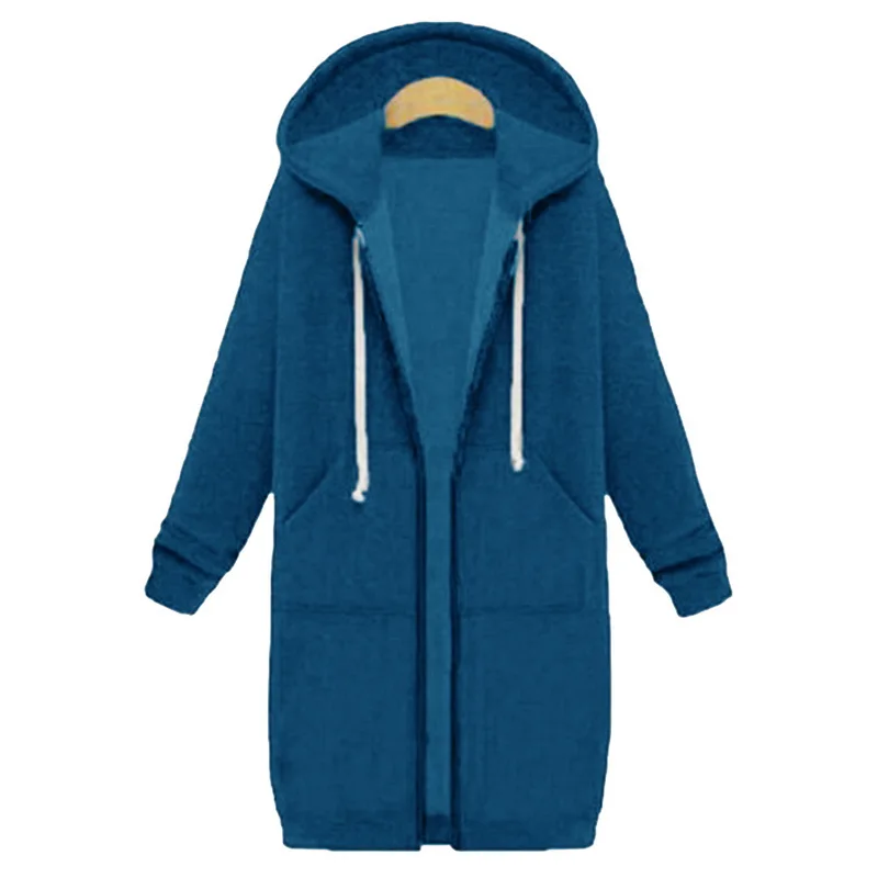 green blue NIBESSETR, женские, плюс размер, S-5XL, зимние, теплые, на молнии, повседневные, с длинным рукавом, толстовки, толстовка, Осенние, одноцветные, с капюшоном, с карманами, джемпер - Цвет: green blue