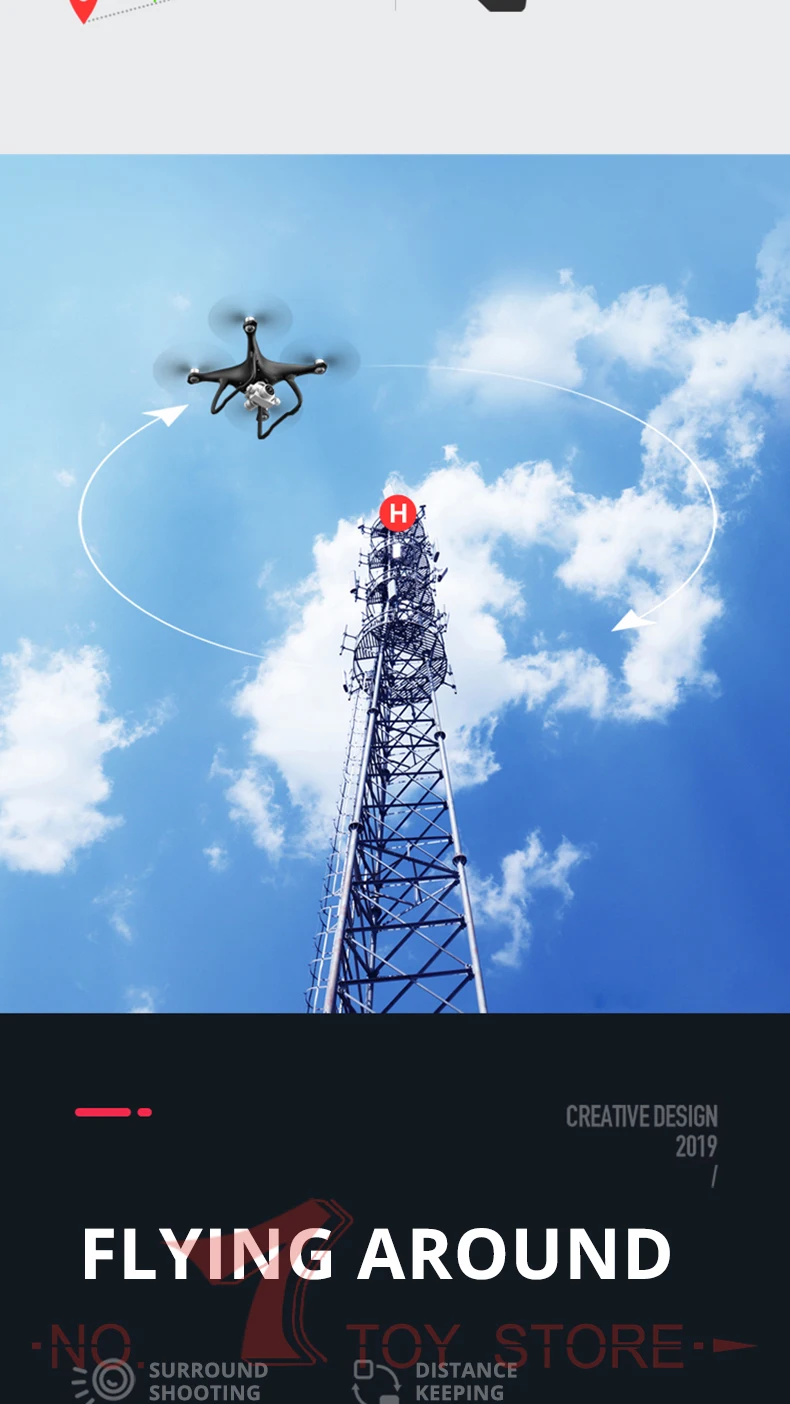 Профессиональный бесщеточный Дрон с Gimbal 4K HD камера 5G wifi FPV Doul gps Follow Me Квадрокоптер 23 Mins Flight RC вертолет игрушка