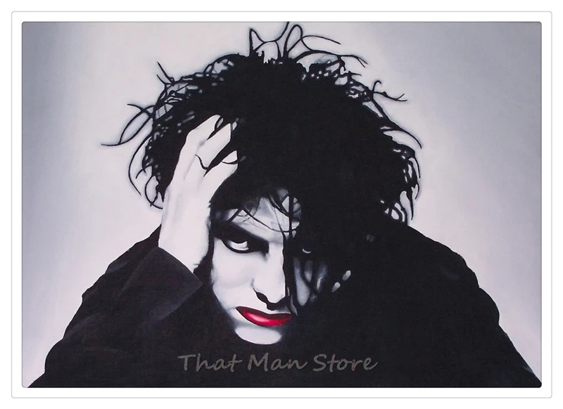 

The Cure Rock Band Music White Kraft Paper Poster Living Dining room Wall Decorative Paintings Gift