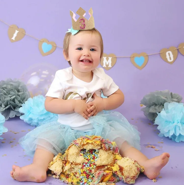 Детская шляпа для вечевечерние НКИ в честь Дня Рождения|shower shower|shower baby showershower gold |