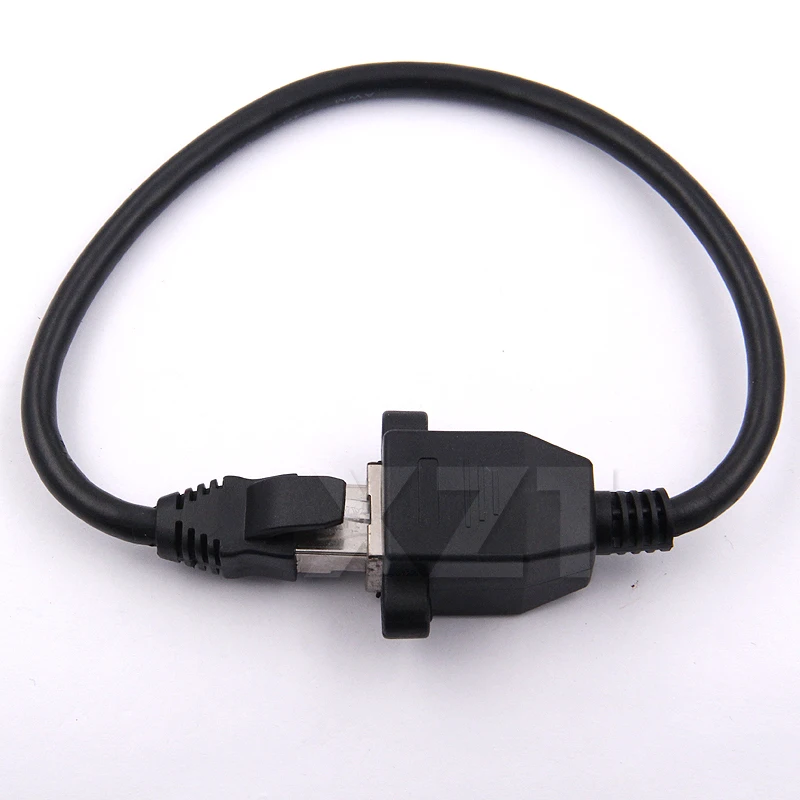 1 шт. новая 8 контактная сеть Ethernet LAN RJ45 с винтовым замком Удлинительный кабель