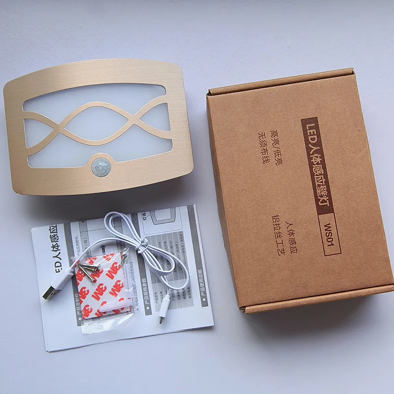 

Micro wave body sensing led lamp embedded small night light sensor sound light control walls stair floor lamp footlight