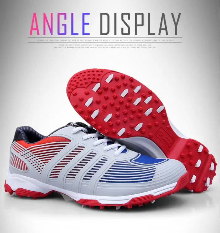 PGM golf shoes men waterproof anti-skid patent sneakers | Спорт и развлечения