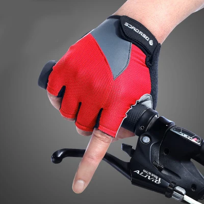 DEROACE дышащий велосипедные перчатки Велосипеды на открытом воздухе гоночный