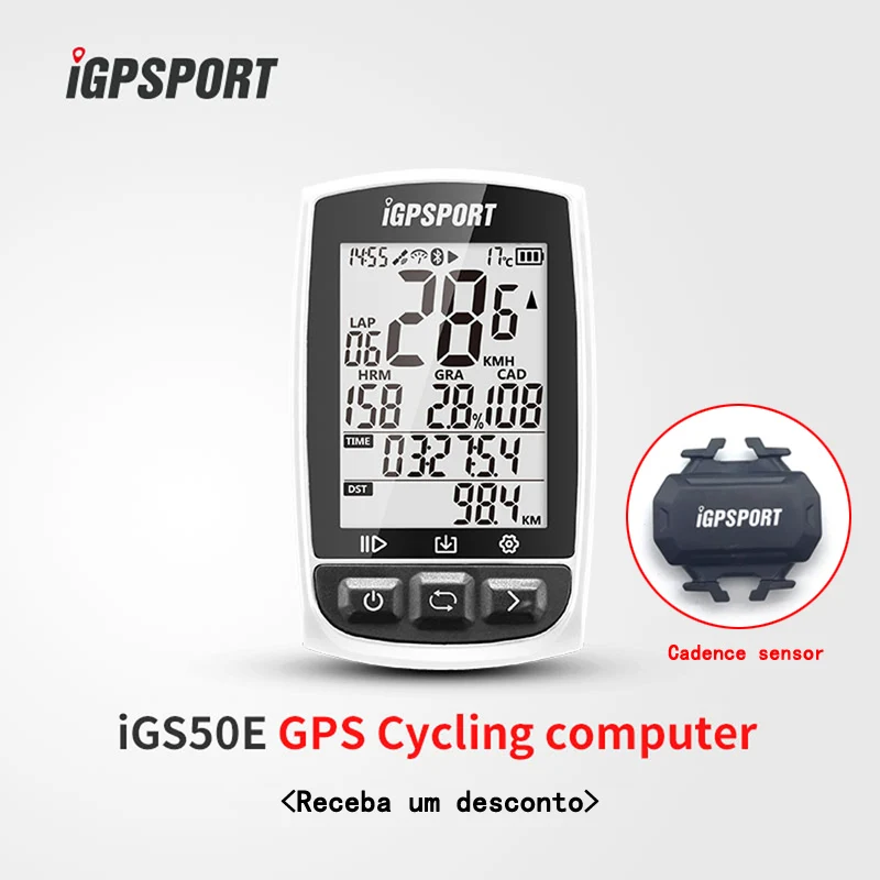 I, gps порт, igs50e, gps, велосипедный компьютер, добавить скорость ro, самый быстрый 5S, позиционирование, беспроводной iGS50E, велосипедный одометр - Цвет: White add C61