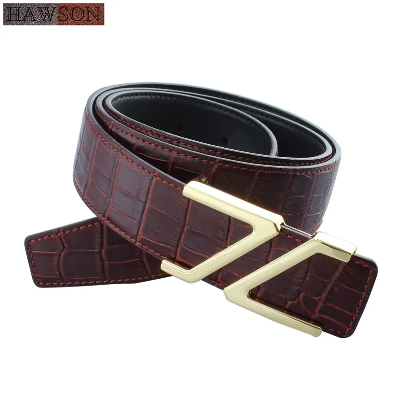 Ремень из кожи премиум класса для мужчин дизайнерские ремни с узором