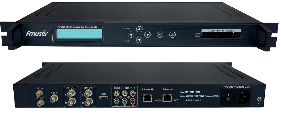 FMUSER DSTL 10 1 AV 5 8G Way HD/SD видео аудио цифровой студийный передатчик Link STL система для км