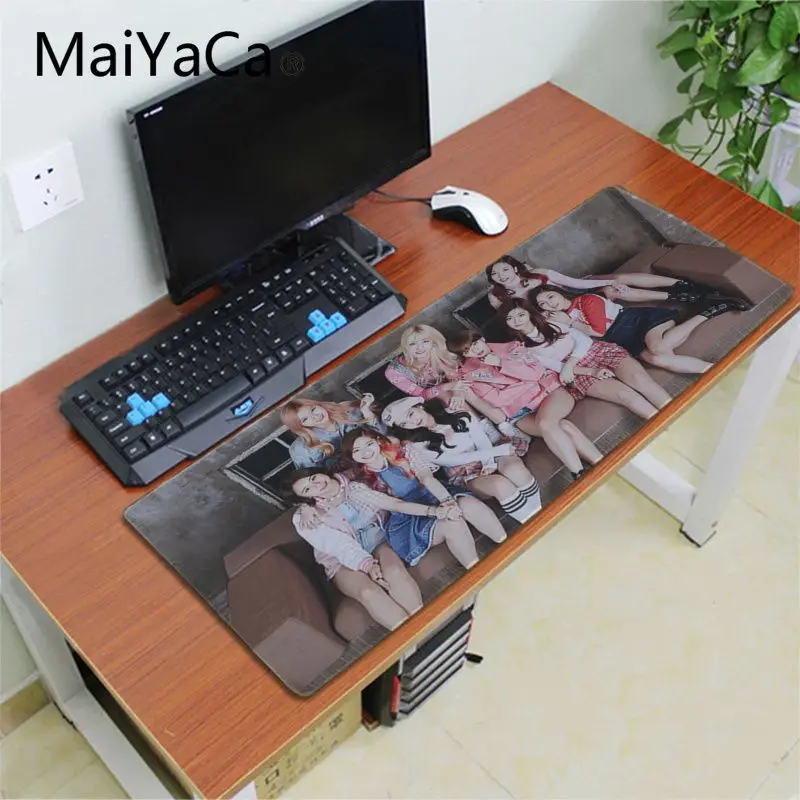 Maiyaca Twice Mina Momo Kpop Комфортный коврик для мыши игровой коврик для мыши xl скоростной коврик для мыши с клавиатурой ноутбук Настольный коврик