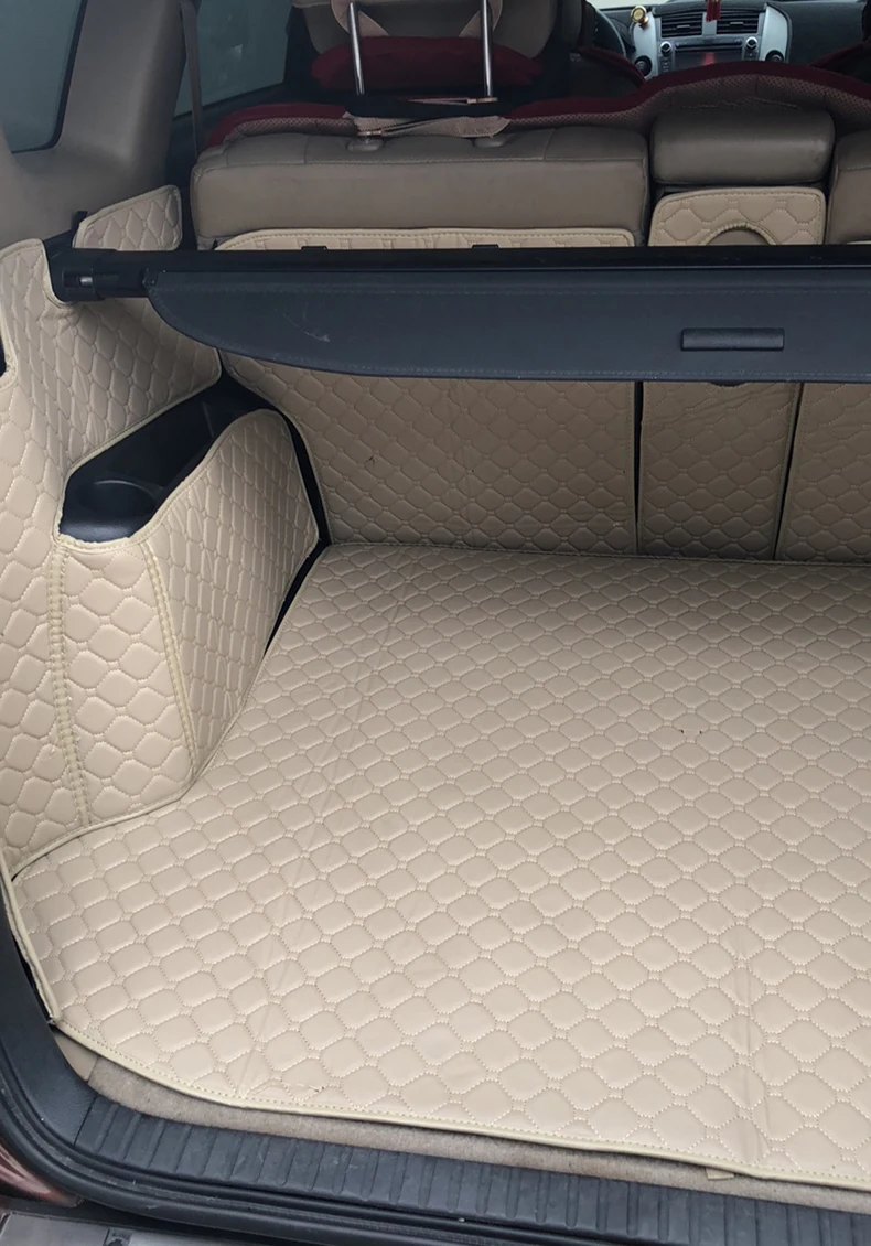 Коврик для багажника из волоконной кожи toyota rav4 2005 2006 2007 2008 2009 2010 2011 2012 xa30
