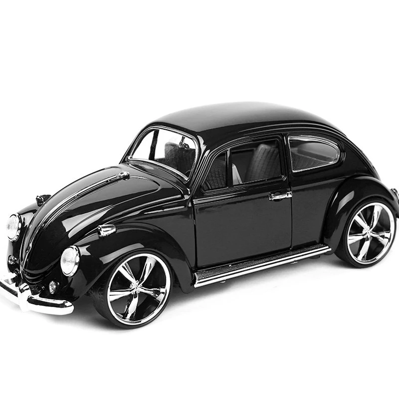 Литая под давлением 1/18 Металл VW Beetle 1967 Классическая коллекция автомобилей фигурка хобби модель игрушки для детей мальчиков подарки без коробки