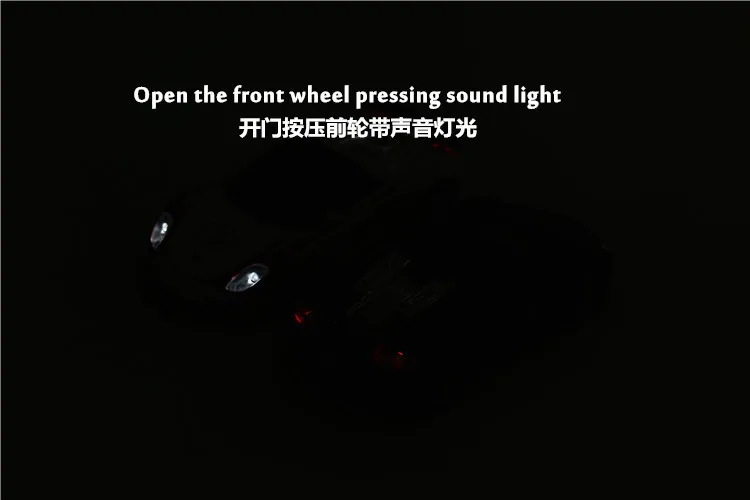 1:32 Model Alloy Rear-car Light Music Simulation Engine Pull Back Race Car Can Open Children's Toys Boy | Игрушки и хобби