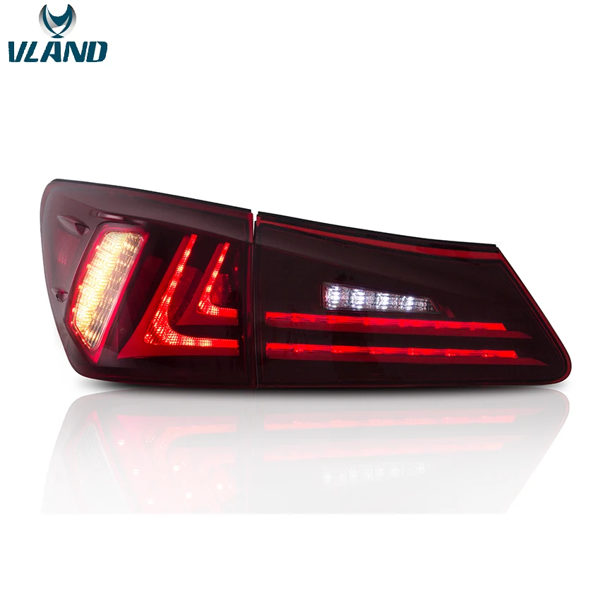 Задний фонарь VLAND для Lexus is 250/is 300/is 350 светодиодный задний 2006 2007 2008 2009 2012|car tail light|light