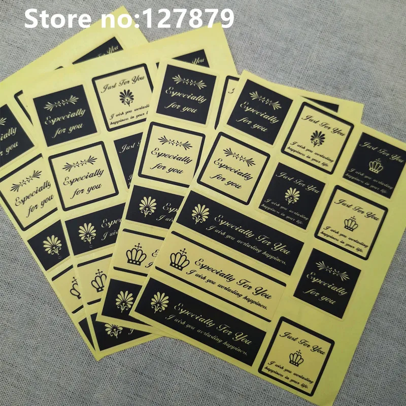 110pcs Vintage Sealing Label Sticker &quotEspecially For You&quot DIY Gift Packaging Party Favor Cello Bag Candy Box Decorate | Дом и сад