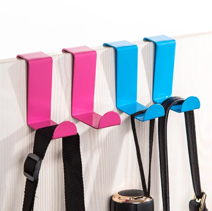 2Pc/Lot Stainless Steel Hooks Home Kitchen Wall Door Holder Hook Clothes bags Hanger Organizer Hanging | Дом и сад