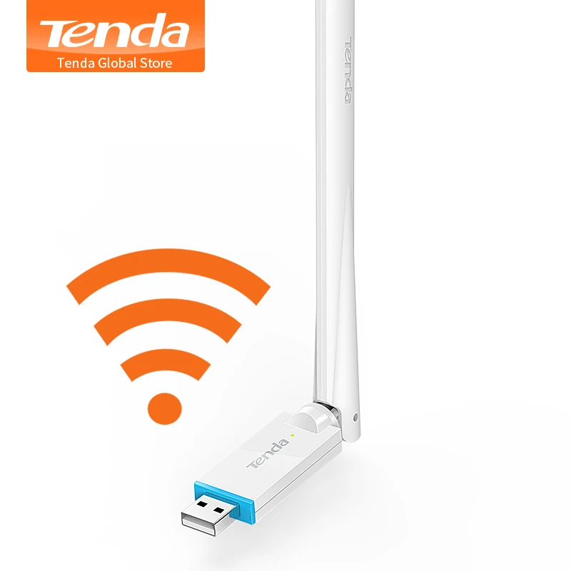 Tenda U2 беспроводной сетевой адаптер с высоким коэффициентом усиления 150 Мбит/с|usb