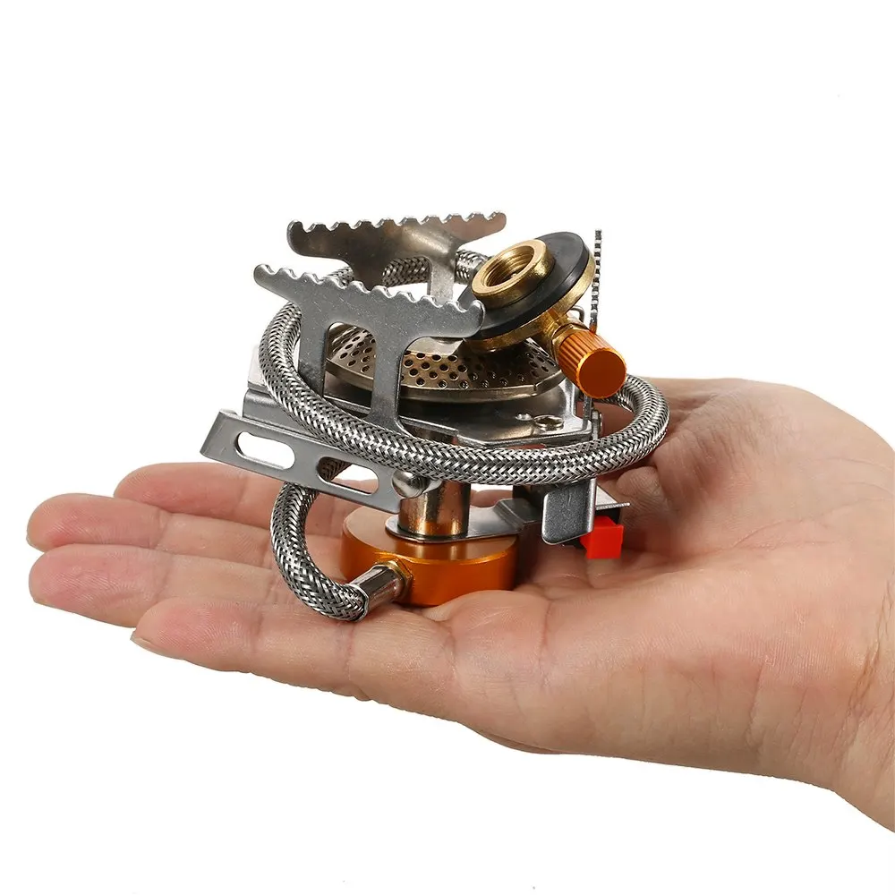 Новый Открытый Портативный мини кемпинга газовая плита Нержавеющая сталь Пеший