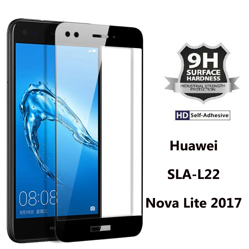 2 шт. защитная пленка из закаленного стекла твердость 9H для Huawei Nova Lite 2017 SLA