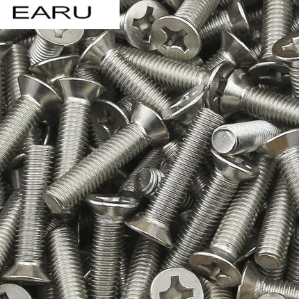 

15 pieces M6*20 316 Stainless Steel Countersunk Flat Head Phillips Screw Bolt T819 Standard Factory Wholesale Qualtiy