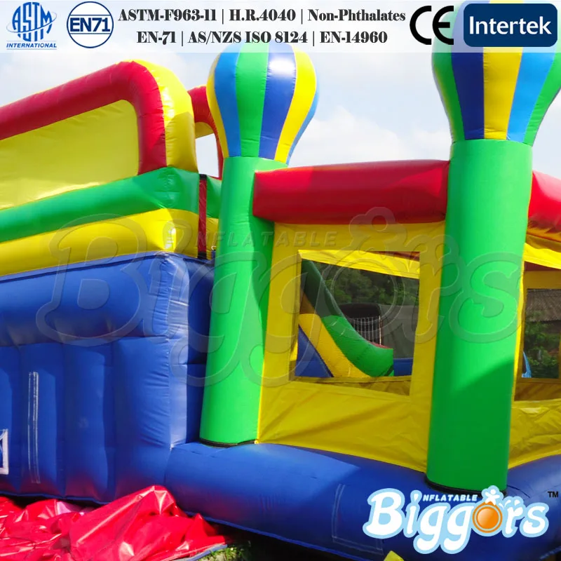 

Low Price Inflatable Bouncing Castle Playground with Slide