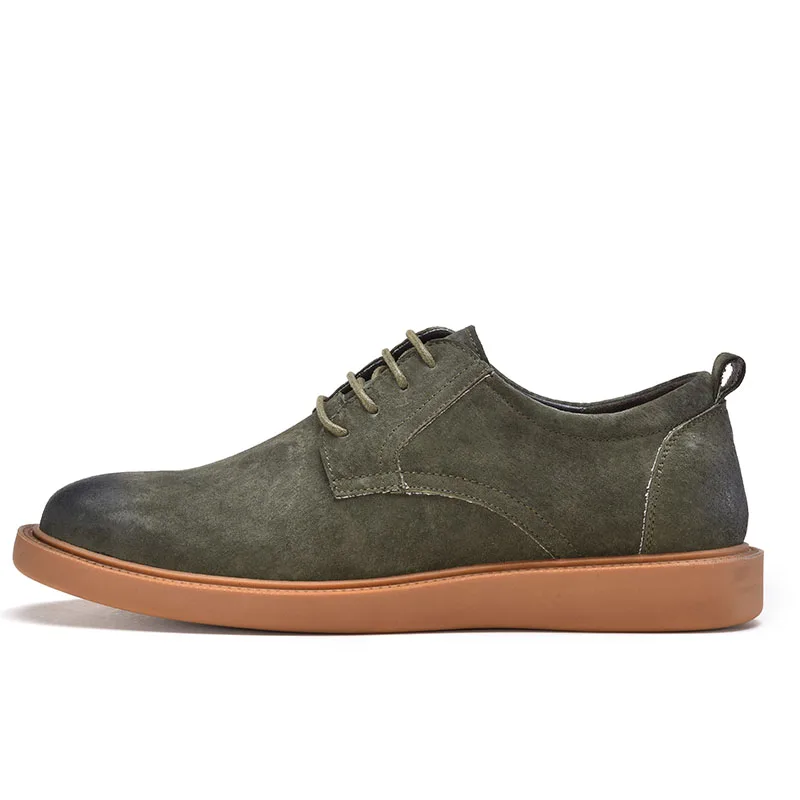 YWEEN New Autumn Casual Shoes Men Hard-Wearing Solid Lace-up Leather Man Fashion Oxford | Обувь