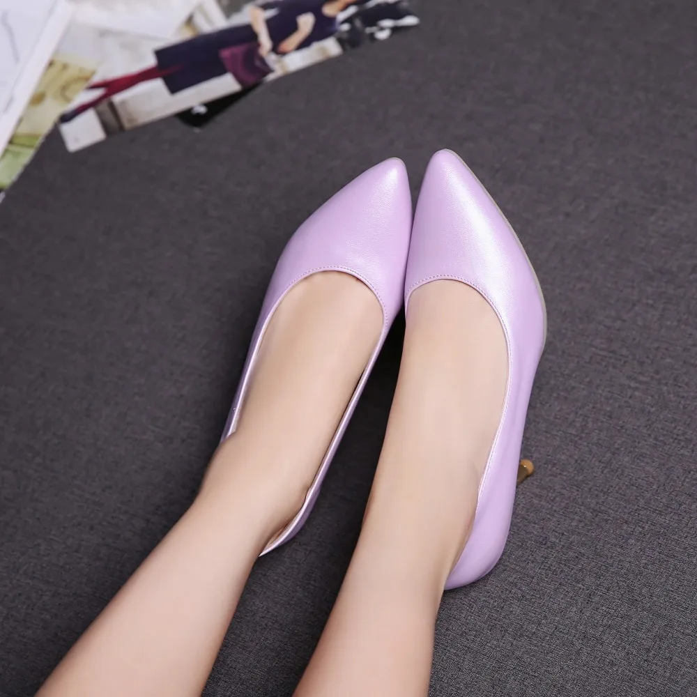 Пикантные шпильки заостренный носок свадебные туфли с острым носком Заводская