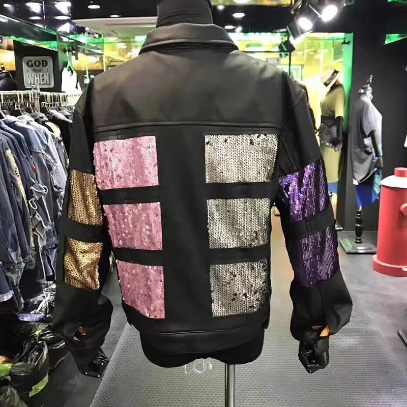 Новинка 2017 г. корейский стиль Для женщин Повседневное блестками куртка из