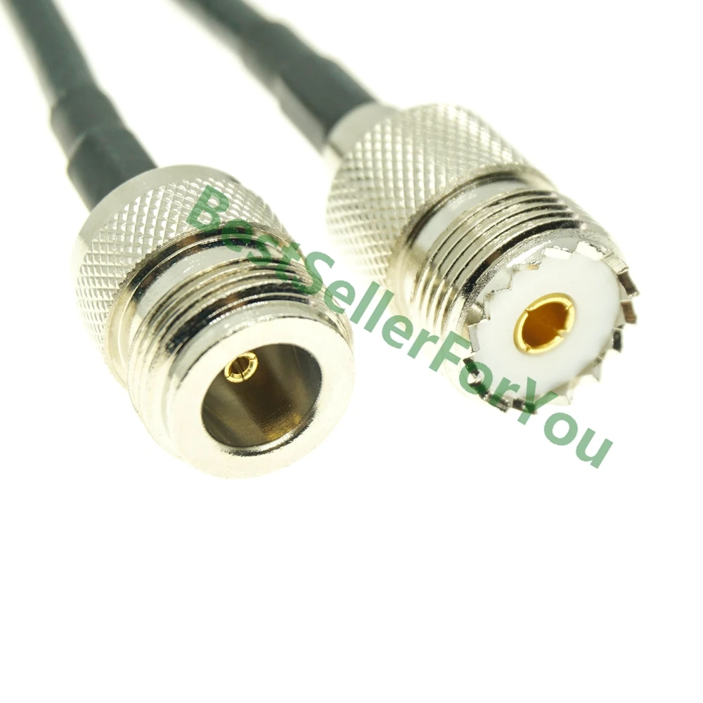 UHF Female so239 SO-239 Jack to N jumper pigtail coax RG58 кабель 15/30/50/100 см | Обустройство дома