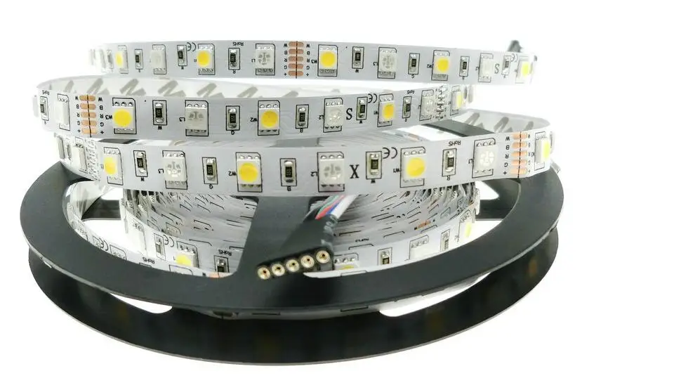 SMD5050 RGBW RGB светодиодный светильник 5 м 10 м гибкая лента Диодная лента Водонепроницаемый ИК RF контроллер переменного тока 110 В 220 В постоянного тока 12 В Комплект питания