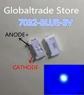 100 шт. для SAMSUNG Quantum Dot ТВ ПОДСВЕТКА применение светодиодной подсветкой Edge LED-вспышка для 1 Вт 3В 7032 синий упаковка