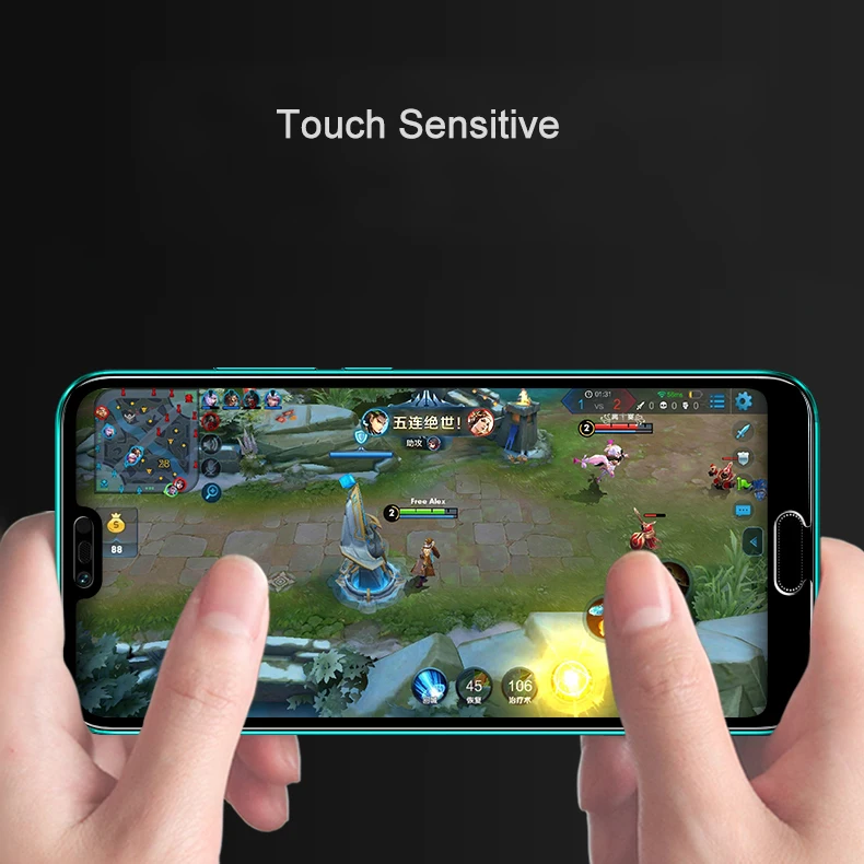 2 шт закаленное стекло для huawei honor 10, защита экрана 9H 2.5D, анти-Blu-Ray стекло для huawei honor 10 lite, защитная пленка