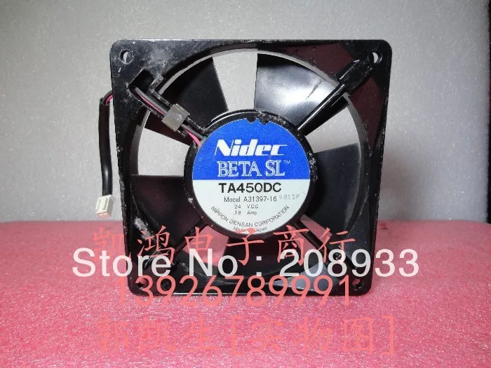 Для nidec TA450DC A31397 16 24V 0.18A 12CM 12025 инверторный вентилятор + охлаждающий вентилятор|nidec