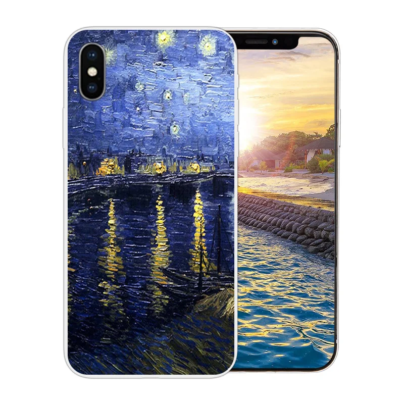 Для iPhone X 10 прозрачные силиконовые чехлы для телефонов Apple 6 6s 7 8 Plus матовый чехол