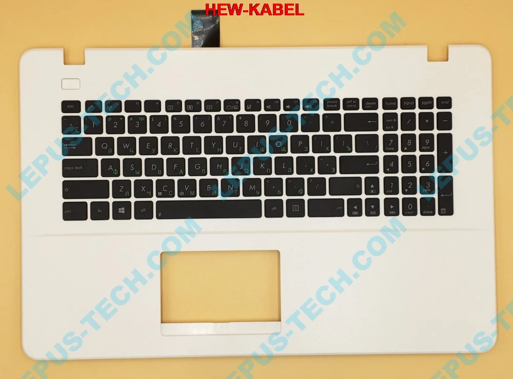 Русская клавиатура для ASUS X751 X751LB X751LD X751LJ X751LK X751MJ X751LX верхняя крышка верхний чехол