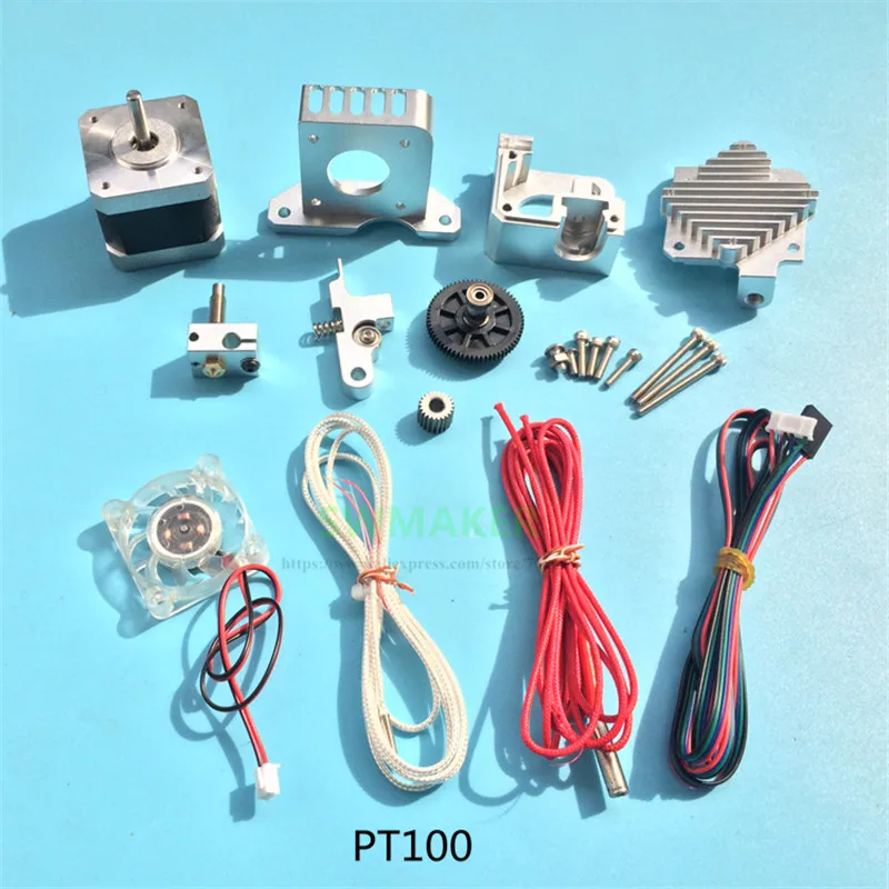 Prusa i3 Titan Aero экструдер с мотором E3D радиатор V6 hotend j головка для 3D принтера MK2|for 3d