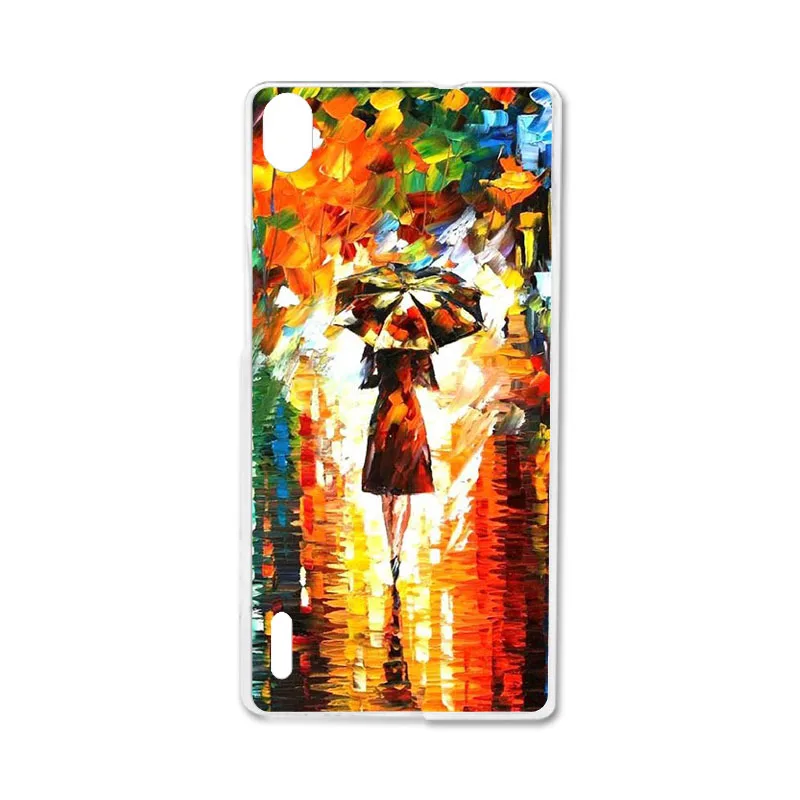 Ojeleye DIY узорный силиконовый чехол для huawei Ascend P7 Чехол Мягкий ТПУ чехол на телефон с изображениями героев мультфильмов для huawei P7 Чехлы противоударный чехол