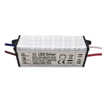 5pcslot 6 10x3w 20w led driver dc18 34v 650ma power supply waterproof ip67 constant current driver for floodlight