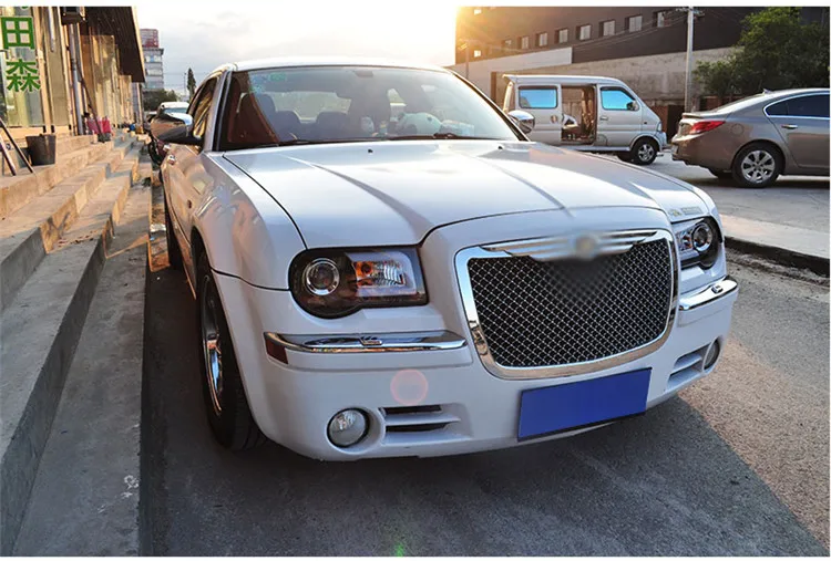 2 шт. светодиодный головной светильник s для Chrysler 300C 05-12 Автомобильный светодиодный светильник s двойной ксеноновый Объектив Автомобильные аксессуары дневные ходовые огни противотуманный светильник