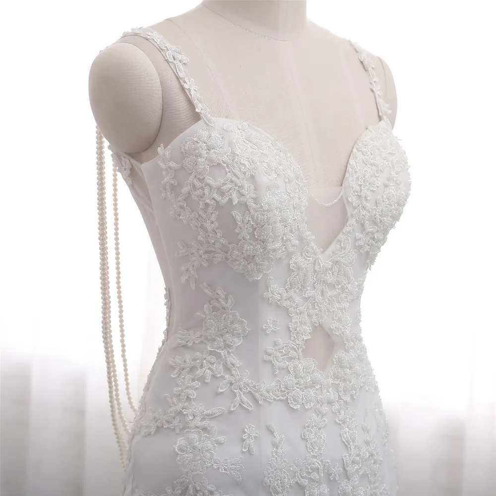 Свадебное платье Vestido De Noiva реальные фотографии Свадебные платья Русалка