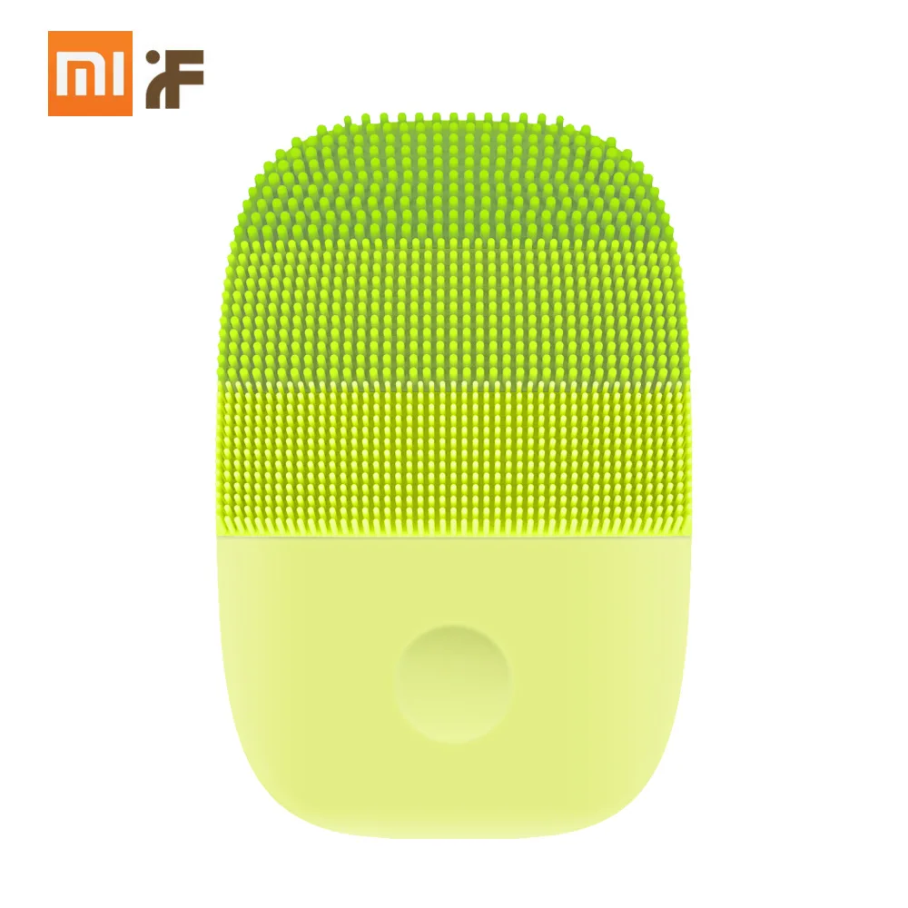 Xiaomi inFace маленький очищающий прибор глубоко очищает звуковой прибор для ухода за лицом очищающий Массажер кожи лица - Цвет: Зеленый